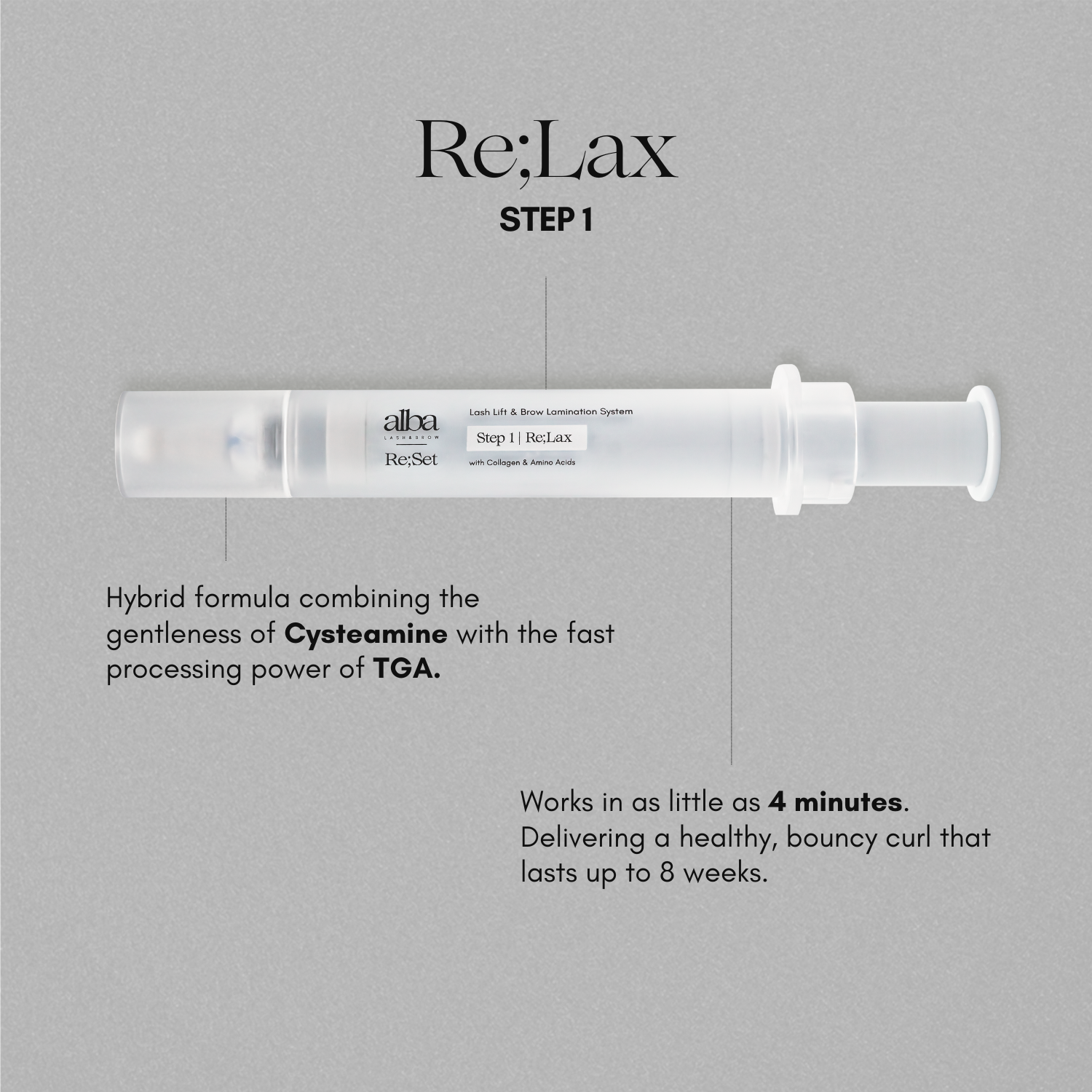 Re;Lax Step 1 Lash Lift & Brow Lamination
