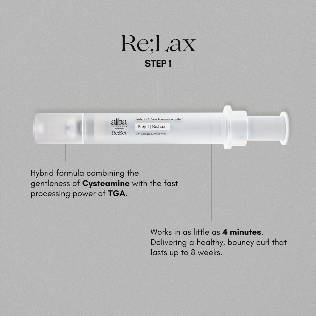 Re;Lax Step 1 Lash Lift & Brow Lamination